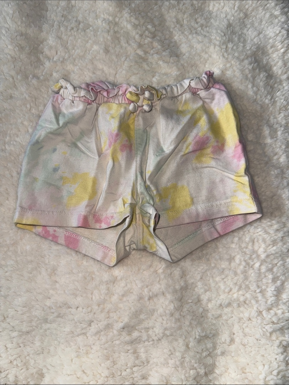 Old Navy Pastel Tie-Dye Toddler Shorts - Pink, Yellow, Mint